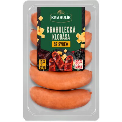 Krahulík Krahulecká klobása se sýrem 350g – Zboží Mobilmania