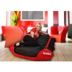 BeanBag 189x140 duo scarlet rose black – Zboží Dáma