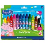 Staedtler voskovky šestihranné jumbo Noris junior 224 Peppa Pig 12 ks – Hledejceny.cz