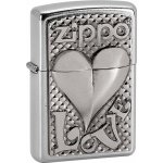 Zippo benzínový Love Heart 25406 – Hledejceny.cz