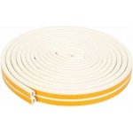 Vorel Těsnění do oken a dveří samolepící 9x7,4mm TYP D bílé 6M – Hledejceny.cz