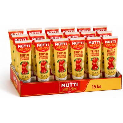 Mutti trojnásobně koncentrovaný rajčatový protlak 15 x 280 g – Hledejceny.cz