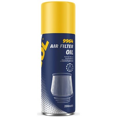 MANNOL AIR FILTER OIL - olej na impregnaci vzduchových filtrů ve spreji 200ML (9964) (24) – Hledejceny.cz