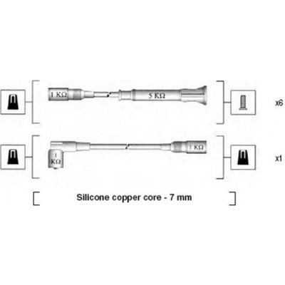Sada kabelů pro zapalování MAGNETI MARELLI 941075050547 – Hledejceny.cz