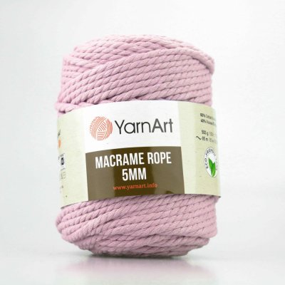 Yarn Art Macrame Rope 5 mm 765 světle fialová