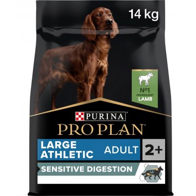 Pro Plan Large Adult Athletic Sensitive Digestion jehněčí 14 kg – Sleviste.cz