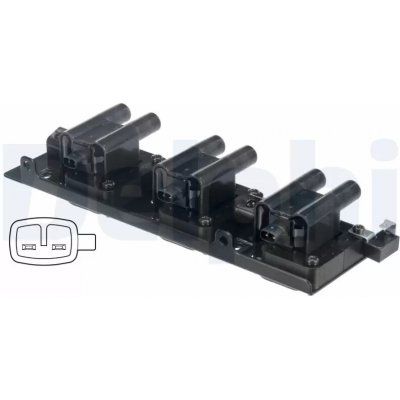 DELPHI Zapalovací cívka DF GN10464-12B1 – Hledejceny.cz
