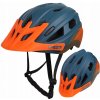 Cyklistická helma R2 Wheelie Petrol blue /neon orange 2023