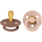 Bibs Colour dudlíky přírodní kaučuk 2ks Dusty Pink / Coral – Zboží Dáma