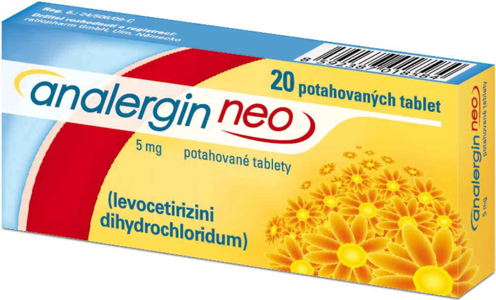 Analergin Neo 5 mg por.tbl.flm. 20 x 5 mg od 127 Kč - Heureka.cz