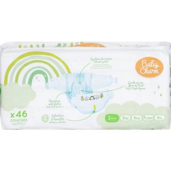 Baby Charm Super Dry Flex 2 Mini 4-8 kg 46 ks