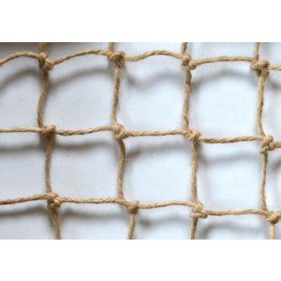Dekorační síť jutová oko 10 cm Rozměr (m): 1x1 – Sleviste.cz