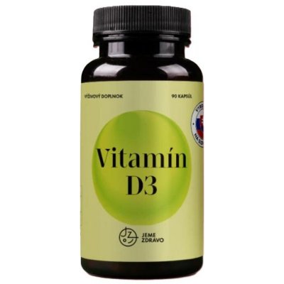 Jíme zdravě Vitamin D3 90 kapslí – Hledejceny.cz