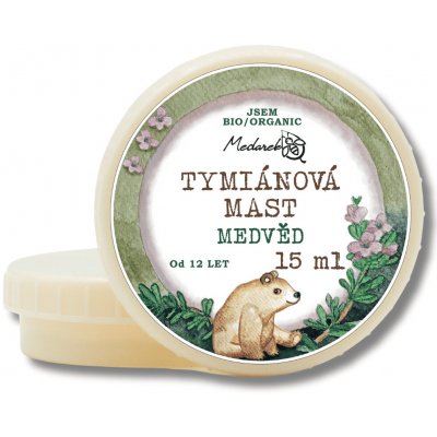 Medarek Včelařství Horákovi Medarek Tymiánová mast Medvěd 15 ml – Zboží Dáma