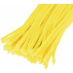 Plyšový drátek 50cm/10ks žlutý – Zboží Dáma