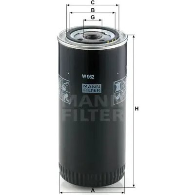 MANN FILTER Filtr hydrauliky W 962 – Hledejceny.cz