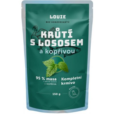 Louie krůtí s lososem a kopřivou 300 g – Zboží Mobilmania