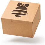 Cake star Vánoční krabička- zvoneček 10x10x6,3cm – Hledejceny.cz