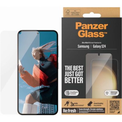 PanzerGlass Samsung Galaxy S24 + aplikátor 7350 – Zbozi.Blesk.cz