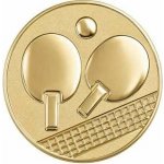 Emblém 25mm "Stolní tenis" zlatý 1062509 – Hledejceny.cz