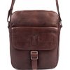 Taška  Segali pánská kožená crossbody taška 29378 Brown