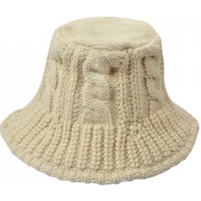 Pletený zimní klobouk bílý – Zbozi.Blesk.cz