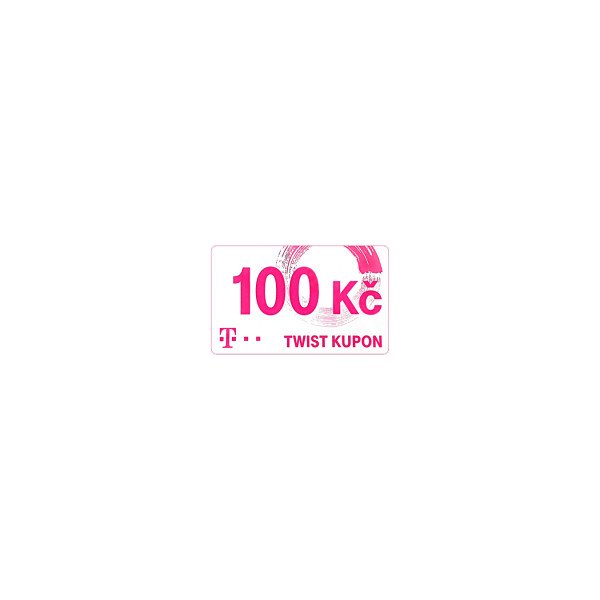 Sim karty a kupony T-Mobile dobíjecí kupon Twist 100 Kč