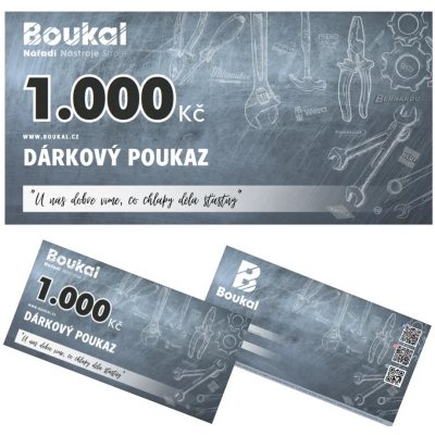 Dárkový poukaz v hodnotě 1 000 Kč – Sleviste.cz
