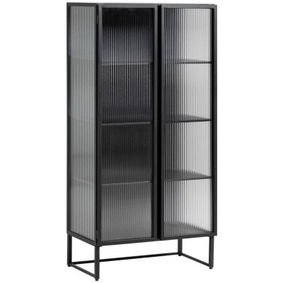 Kave Home Trixie 70 x 143 x 41 cm černá – Zboží Mobilmania