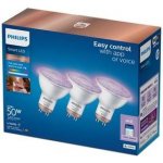 Philips Chytrá žárovka Smart LED 4,7 W, GU10, RGB, 3 ks – Hledejceny.cz