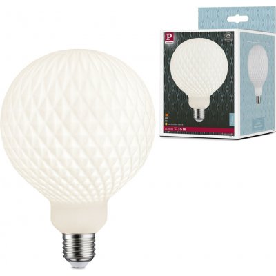Paulmann P 29077 White Lampion Filament 230V LED Globe G125 E27 4,3W 3000K stmívatelné bílá – Hledejceny.cz