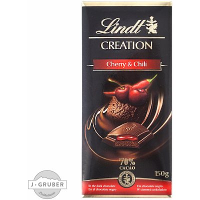 Lindt Creation 70% Cherry & Chilli 150 g – Zbozi.Blesk.cz