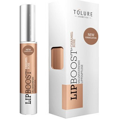Tolure Cosmetics Lipboost Plumped-up Effect Lip Gloss lesk na rty pro dokonalý objem Caramel Rose 8 ml – Sleviste.cz