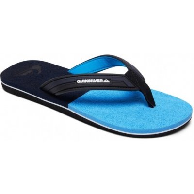 Quiksilver Žabky Molokai Eclipsed Deluxe black grey blue – Hledejceny.cz