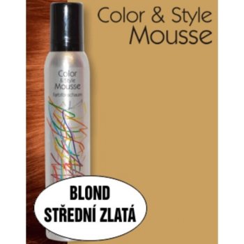 Omeisan Color & Style Mousse tužidlo blond střední zlaté 200 ml