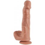 Zenn Super Soft Realistic Bendable Dildo Dildo silikonové realistické dildo 24 x 5 cm – Zboží Dáma