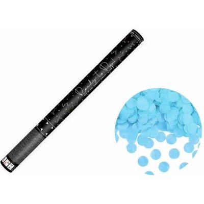 Vystřelovací konfety Modré Kluk nebo holka 60 cm – Zboží Dáma