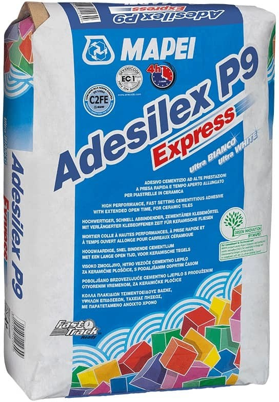 MAPEI ADESILEX P9 EXPRES Cementové lepidlo na obklady a dlažby 25 kg šedé