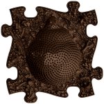 MUFFIK MFK-004-2-1-12 Ortopedická podložka Ježek tvrdý Hnědá – Zboží Dáma