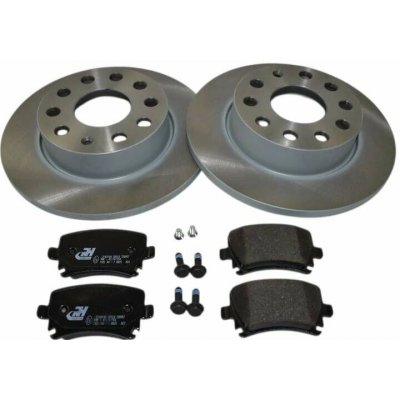 Sada zadní brzdové kotouče + destičky AUDI ŠKODA OCTAVIA 2 SUPERB 2 VW – Hledejceny.cz