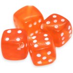 Oranžová hrací kostka, 10mm – Hledejceny.cz