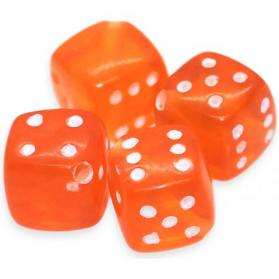 Oranžová hrací kostka, 10mm – Hledejceny.cz