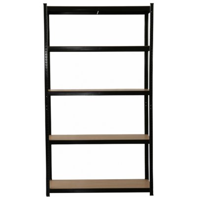 BestBerg BBMS-30B / 120 x 180 x 45 cm / 5 polic / černá/hnědá – Zboží Dáma