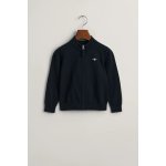 Gant Shield Cotton Zip Cardigan modrá – Zboží Dáma