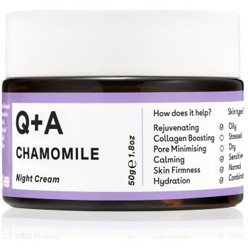 Q+A Night Cream Heřmánkový noční krém 50 g