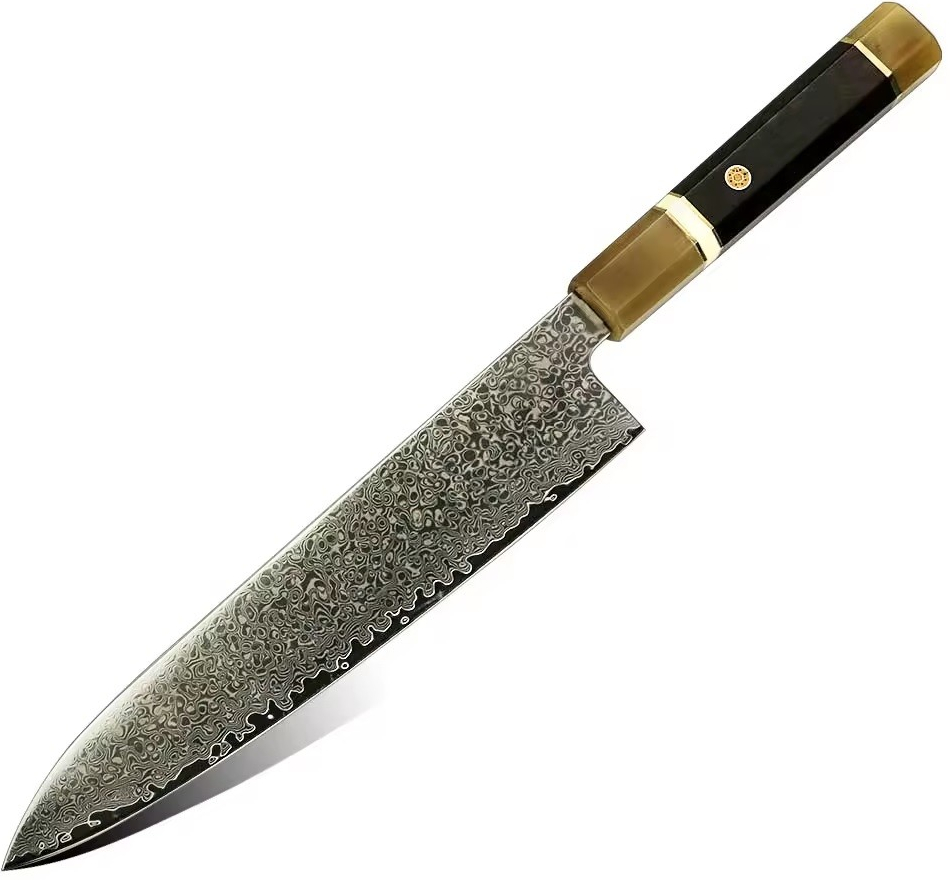The Knife Brothers Buffalo Gyuto damaškový nůž 9\