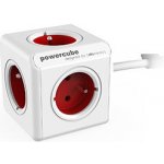 Allocacoc PowerCube napájecí prodlužovačka 1,5 m 5 AC zásuvky / AC zásuvek Vnitřní Červená, Bílá