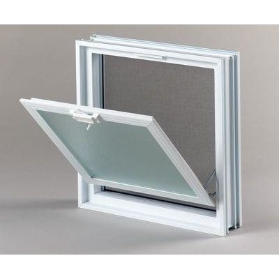 Seves glassblock Plastové větrací okno 38 x 38 x 8 cm