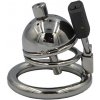 SM, BDSM, fetiš Mister B Steel Mini Chastity Cage with Plug