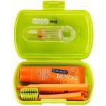 Curaprox Travel set zelený 2 ks zubních kartáčků + zubní pasta 10 ml dárková sada – Zboží Dáma Curaprox Travel set zelený 2 ks zubních kartáčků + zubní pasta 10 ml dárková sada – Zboží Dáma